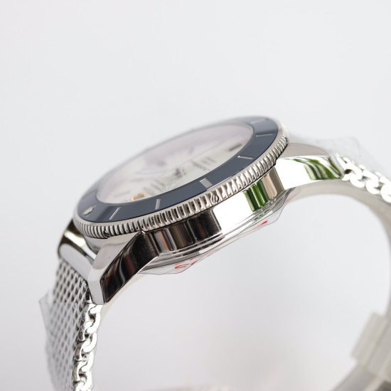 Breitling-Superocean Heritage II 42mm Blue SS/SS Wht GF V2 A2824