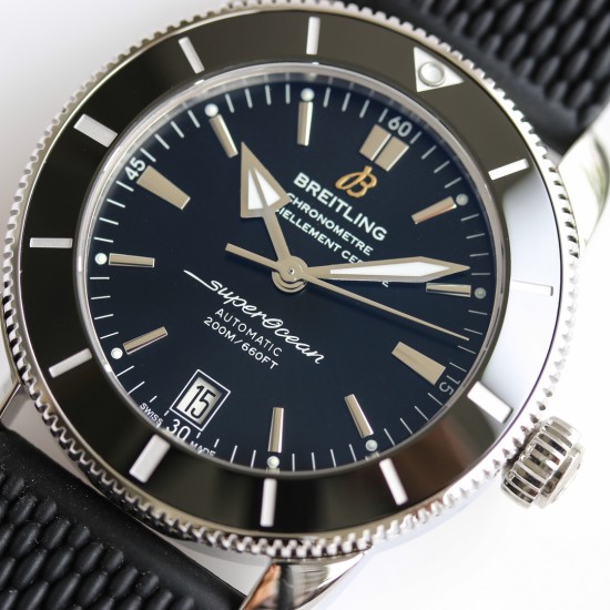 Breitling-Superocean Heritage II 42mm ss/SS/RU Blk GF V2 A2824