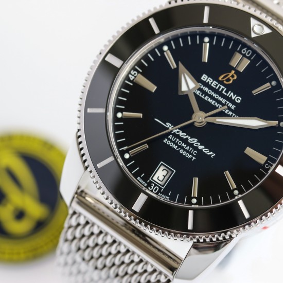 Breitling-Superocean Heritage II 42mm SS/SS Black GF V2 A2824