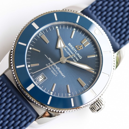 Breitling-Superocean Heritage II 42mm SS/RU Blue GF V2 A2824