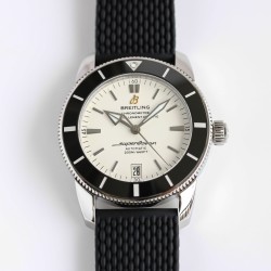 Breitling-Superocean Heritage II 42mm Blk SS/RU Wht GF V2 A2824