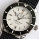 Breitling-Superocean Heritage II 42mm Blk SS/RU Wht GF V2 A2824