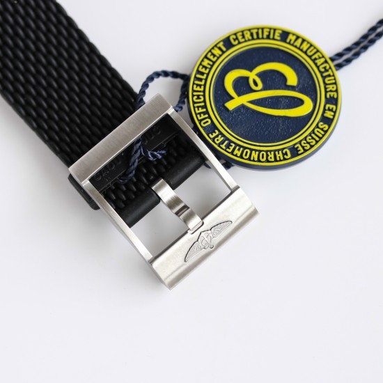 Breitling-Superocean Heritage II 42mm Blk SS/RU Wht GF V2 A2824