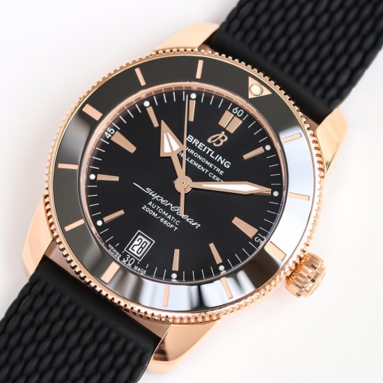Breitling-Superocean Heritage II 42mm RG/SS/RU Blk GF V2 A2824