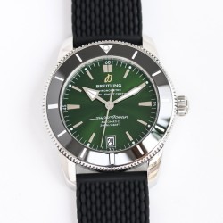 Breitling-Superocean Heritage II 42mm Blk SS/RU Green Dial GF V2 A2824