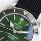 Breitling-Superocean Heritage II 42mm Blk SS/RU Green Dial GF V2 A2824