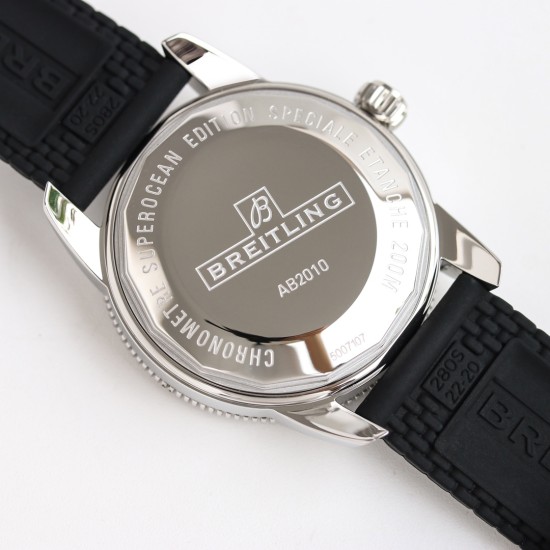 Breitling-Superocean Heritage II 42mm Blk SS/RU Green Dial GF V2 A2824