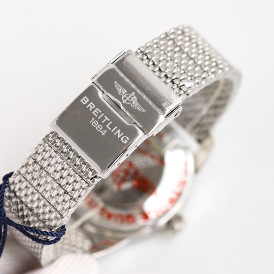 Breitling-Superocean Heritage II 42mm Blk SS/SS Green Dial GF V2 A2824