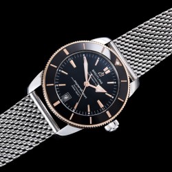 Breitling-Superocean Heritage II 42mm RG/SS Blk GF V2 A2824