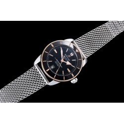 Breitling-Superocean Heritage II 42mm RG/SS Blk GF V2 A2824