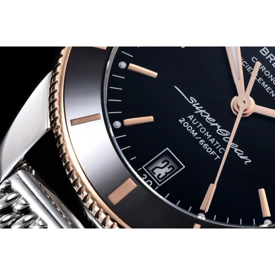 Breitling-Superocean Heritage II 42mm RG/SS Blk GF V2 A2824