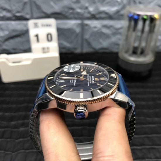 Breitling-Superocean Heritage II 42mm RG/SS Blk GF V2 A2824