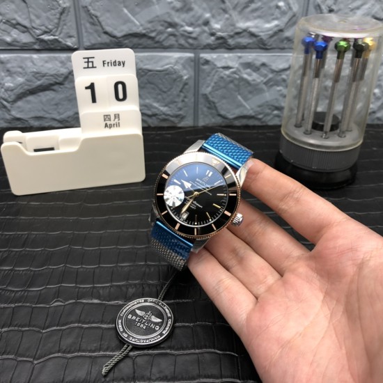 Breitling-Superocean Heritage II 42mm RG/SS Blk GF V2 A2824