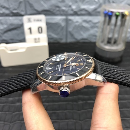 Breitling-Superocean Heritage II 42mm RG/SS/RU Blk GF V2 A2824