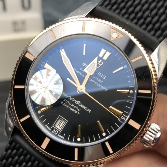 Breitling-Superocean Heritage II 42mm RG/SS/RU Blk GF V2 A2824