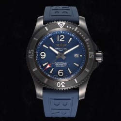 Breitling-Superocean 44mm DLC/RU Blue TF Asia 2824