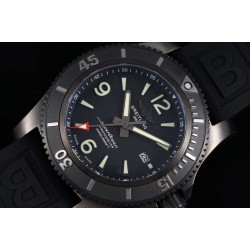 Breitling-Superocean 44mm DLC/RU Black TF Asia 2824