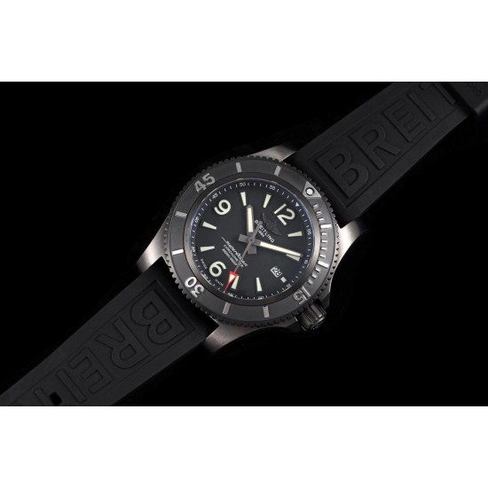 Breitling-Superocean 44mm DLC/RU Black TF Asia 2824