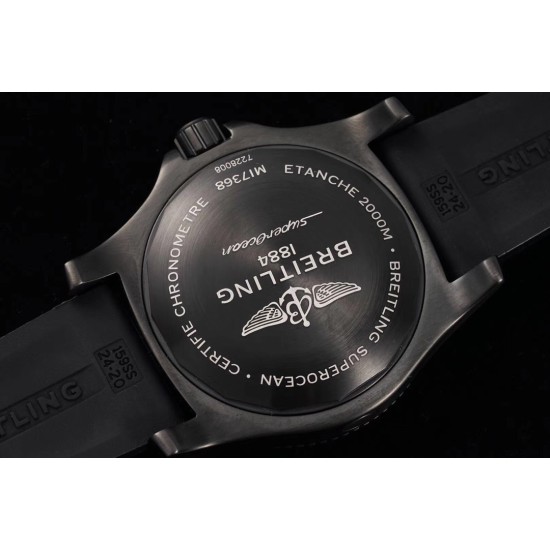 Breitling-Superocean 44mm DLC/RU Yellow TF Asia 2824