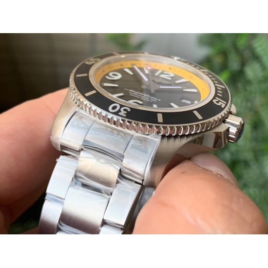 Breitling-Superocean 44mm SS/SS Yellow/Black Dial TF Asia 2824