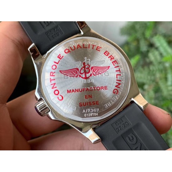 Breitling-Superocean 44mm SS/RU Yellow/Black Dial TF Asia 2824