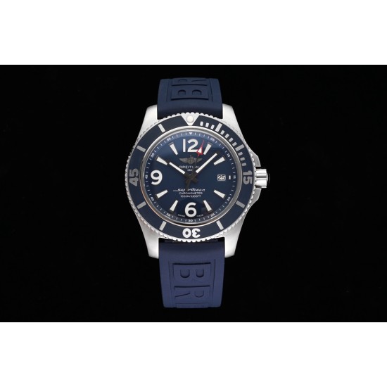 Breitling-Superocean 44mm SS/RU Blue TF Asia 2824