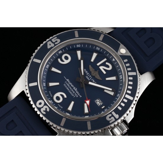 Breitling-Superocean 44mm SS/RU Blue TF Asia 2824