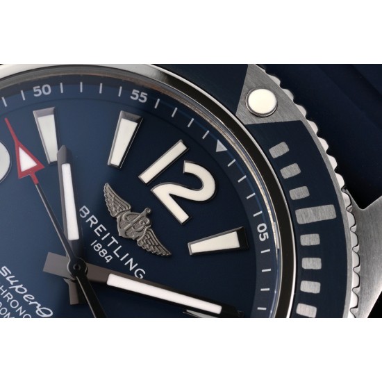 Breitling-Superocean 44mm SS/RU Blue TF Asia 2824