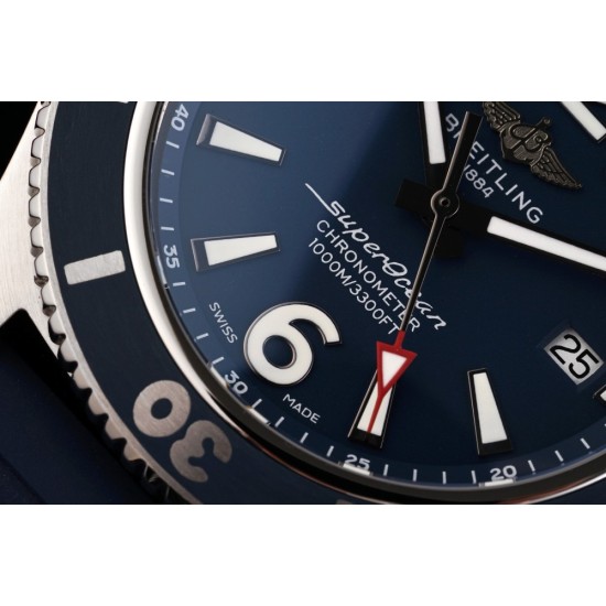 Breitling-Superocean 44mm SS/RU Blue TF Asia 2824