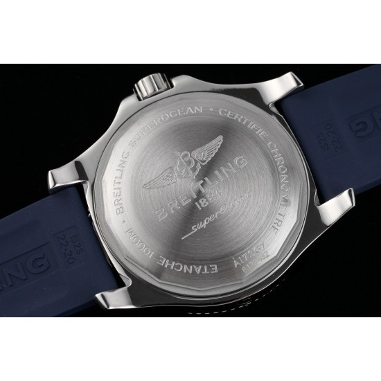 Breitling-Superocean 44mm SS/RU Blue TF Asia 2824