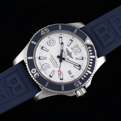 Breitling-Superocean 44mm SS/RU White TF Asia 2824