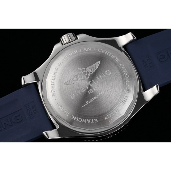 Breitling-Superocean 44mm SS/RU White TF Asia 2824