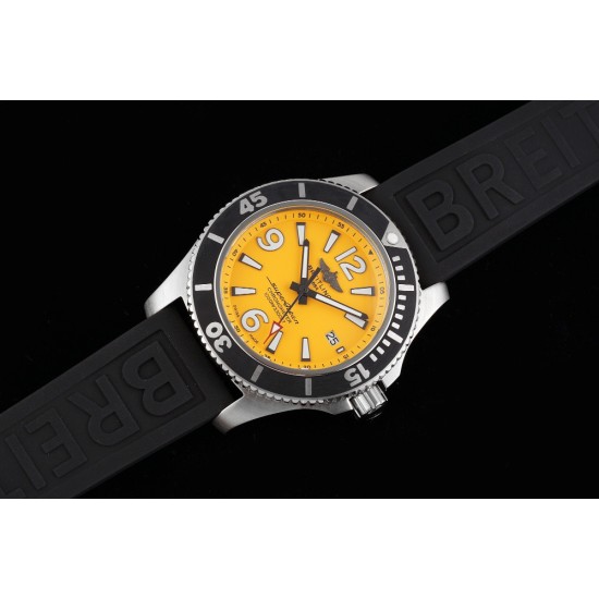 Breitling-Superocean 44mm SS/RU Yellow TF Asia 2824
