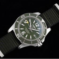 Breitling-Superocean 44mm SS/NY Green TF Asia 2824