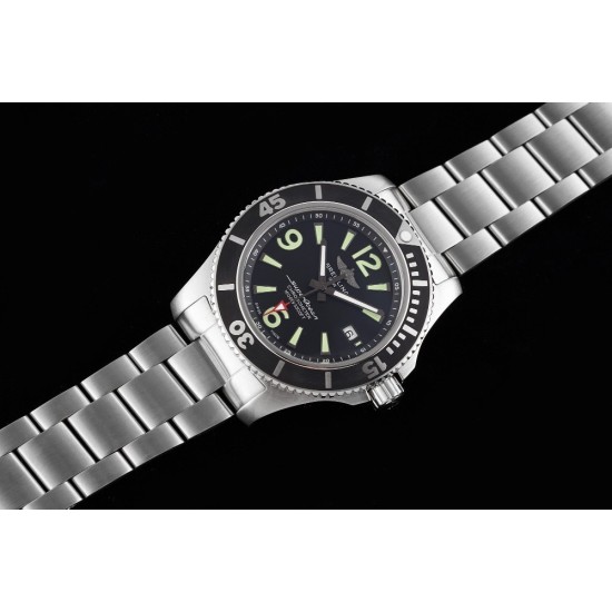 Breitling-Superocean 44mm SS/SS Black TF Asia 2824