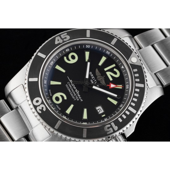 Breitling-Superocean 44mm SS/SS Black TF Asia 2824