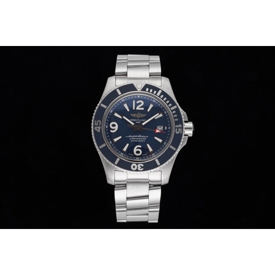 Breitling-Superocean 44mm SS/SS Blue TF Asia 2824