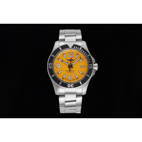 Breitling-Superocean 44mm SS/SS Yellow TF Asia 2824