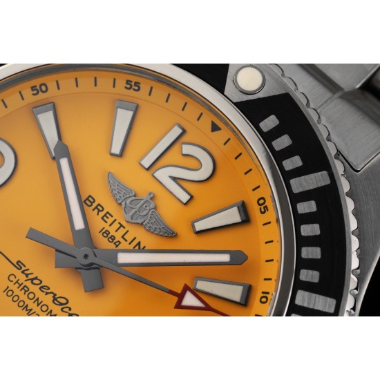 Breitling-Superocean 44mm SS/SS Yellow TF Asia 2824