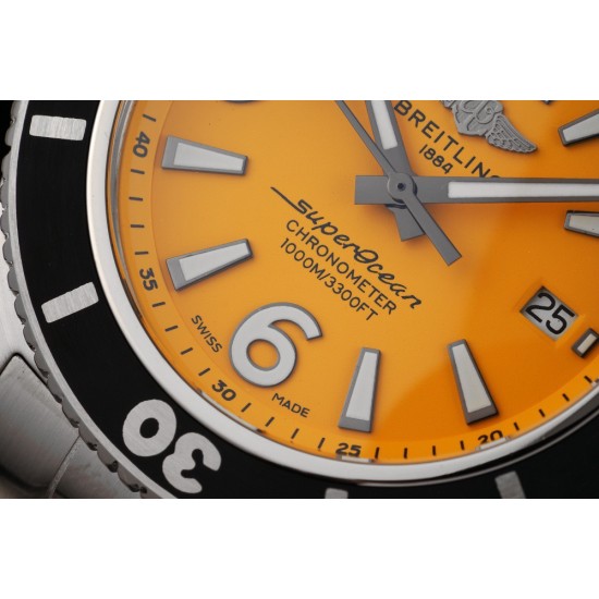 Breitling-Superocean 44mm SS/SS Yellow TF Asia 2824