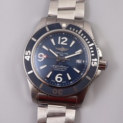 Breitling-Superocean 44mm SS/SS Blue TF Asia 2824