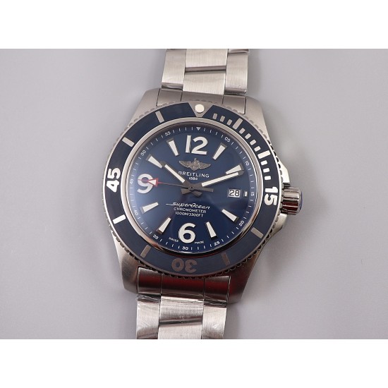 Breitling-Superocean 44mm SS/SS Blue TF Asia 2824