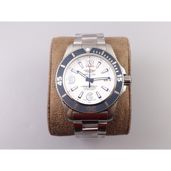 Breitling-Superocean 44mm SS/SS White TF Asia 2824