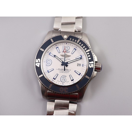 Breitling-Superocean 44mm SS/SS White TF Asia 2824