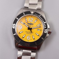 Breitling-Superocean 44mm SS/SS Yellow TF Asia 2824