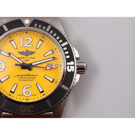 Breitling-Superocean 44mm SS/SS Yellow TF Asia 2824