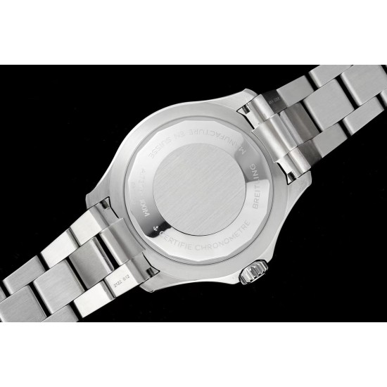 Breitling-Superocean 44mm Black Bezel SS/SS Black Dial TF A2824