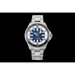 Breitling-Superocean 44mm Black Bezel SS/SS Blue Dial TF A2824