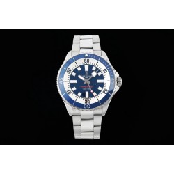 Breitling-Superocean 44mm Blue Bezel SS/SS Blue Dial TF A2824