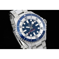 Breitling-Superocean 44mm Blue Bezel SS/SS Blue Dial TF A2824